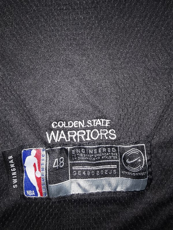 Баскетбольная Джерси Nike Golden State Warriors 19-20 №30 Stephen Curry With Logo "Black" фото № 4