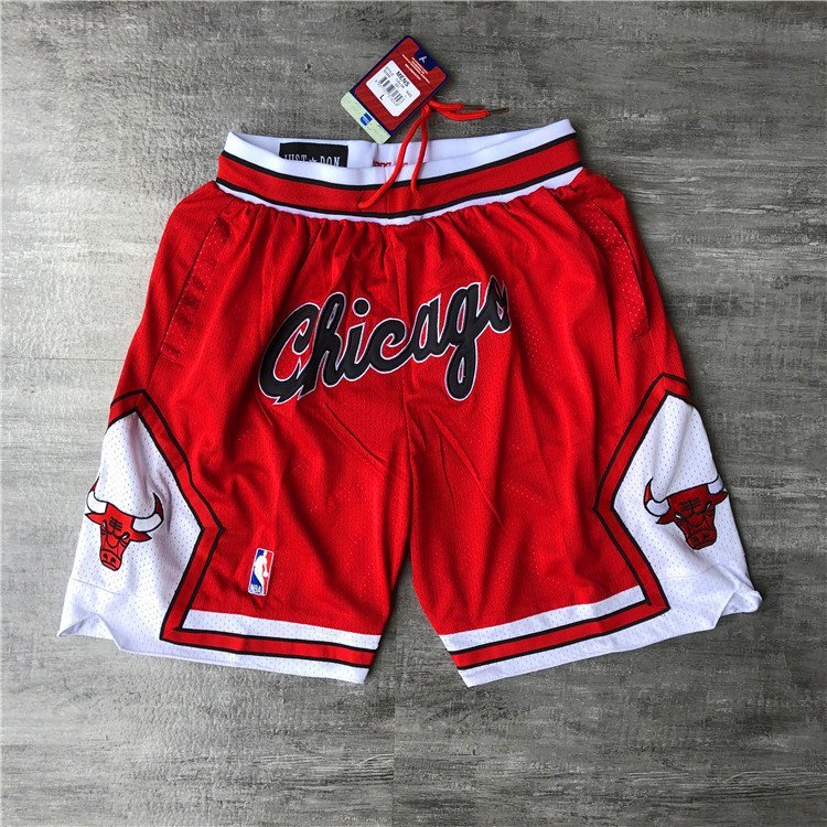 Баскетбольные Шорты Just Don Chicago Bulls "Red" фото № 7