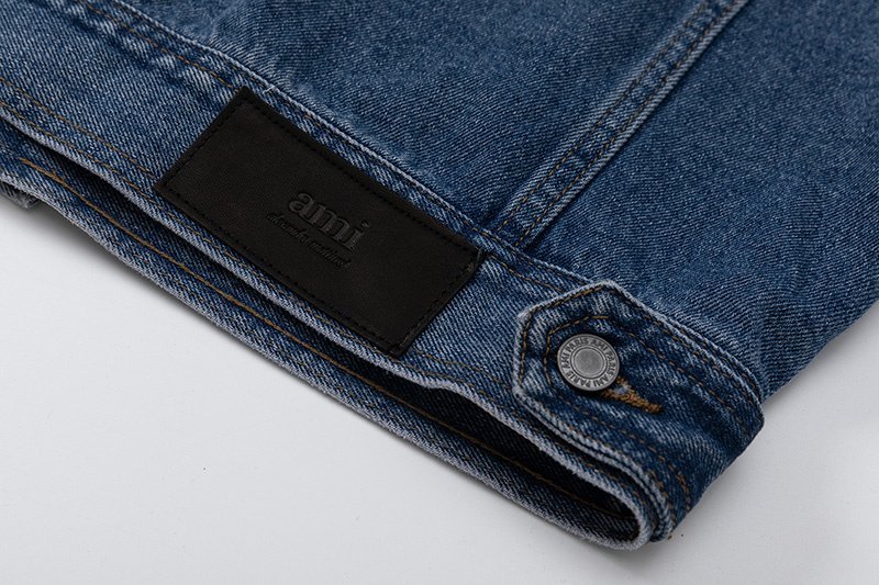 Джинсовая Куртка Amiri Without Print "Blue" фото № 2