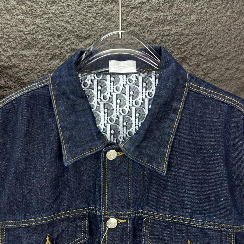 Куртка Christian Dior Interior Print White Logos "Blue" фото № 2