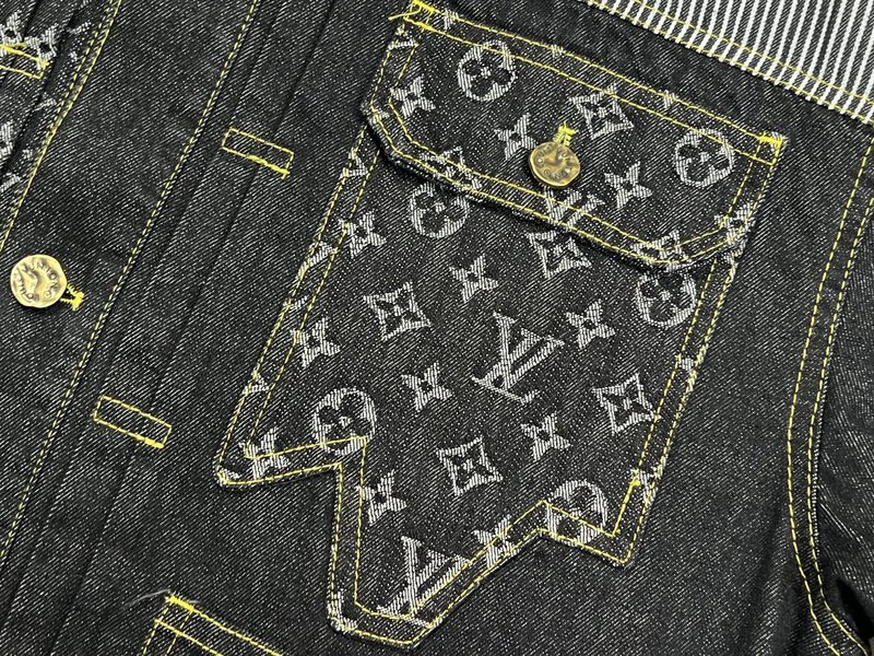 Джинсовая Куртка Louis Vuitton Diversity "Blue/Gray" фото № 6