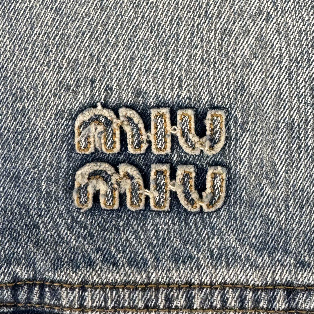 Куртка Burberry Frontside Clear Blue Logo Miu Miu "Blue" фото № 5