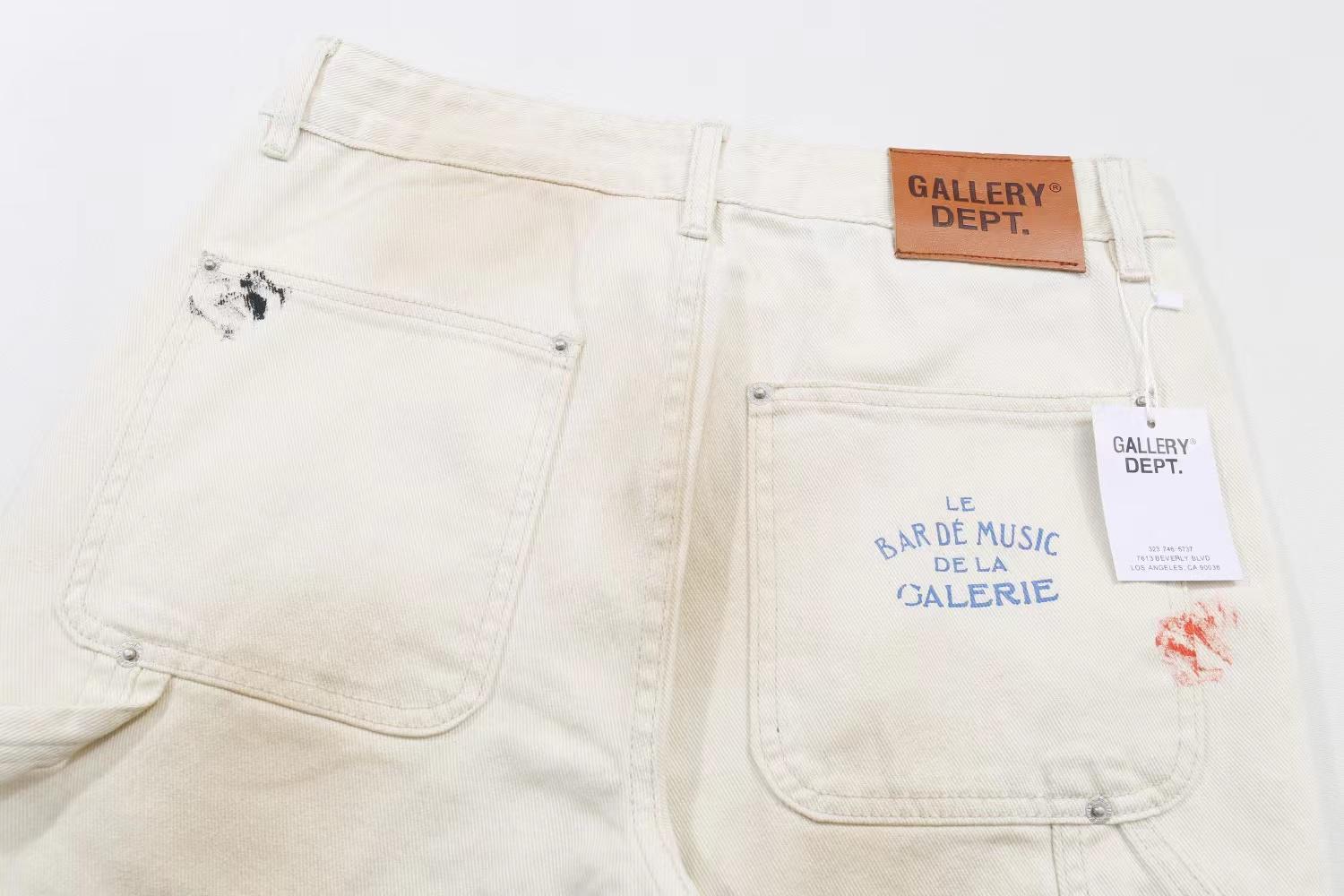 Джинсы Gallery Dept. LA Flare Carpenter "White" фото № 4