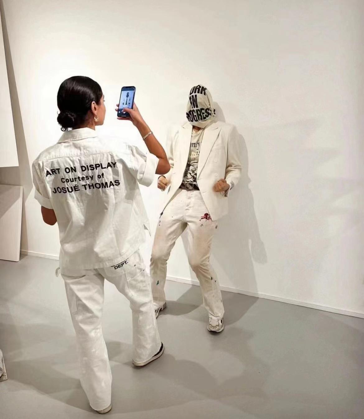 Джинсы Gallery Dept. LA Flare Carpenter "White" фото № 5