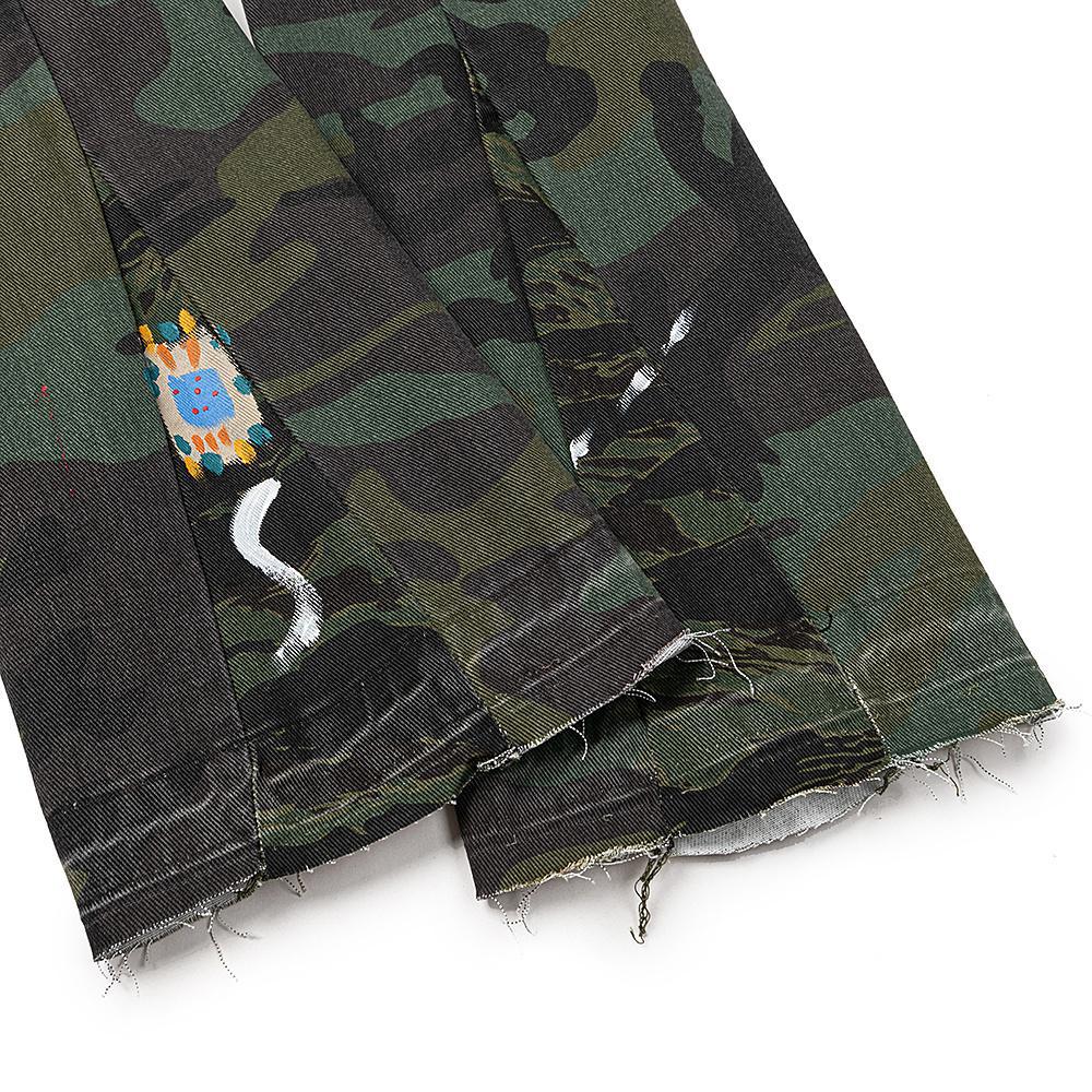 Джинсы Gallery Dept. LA Flare Camo "Green Camouflage" фото № 4