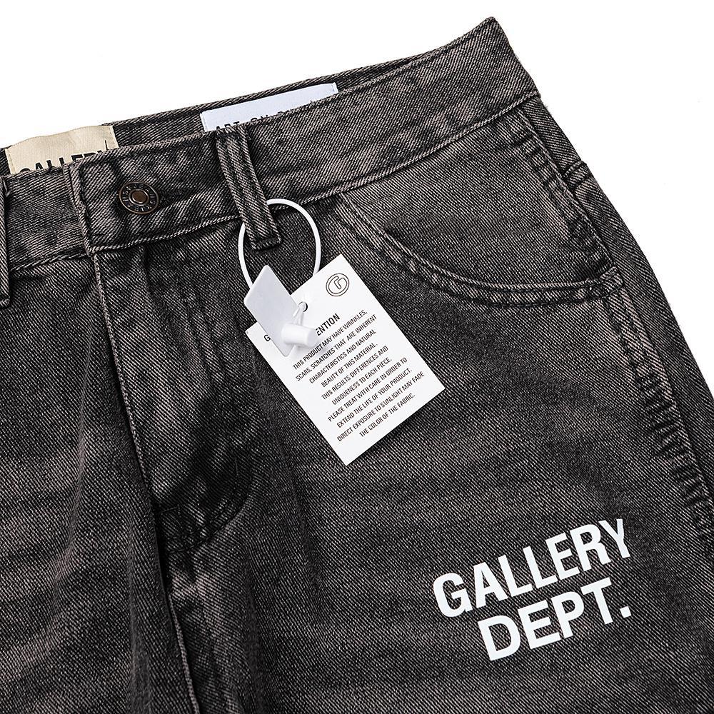 Джинсы Gallery Dept. Distressed Paint "Grey" фото № 5