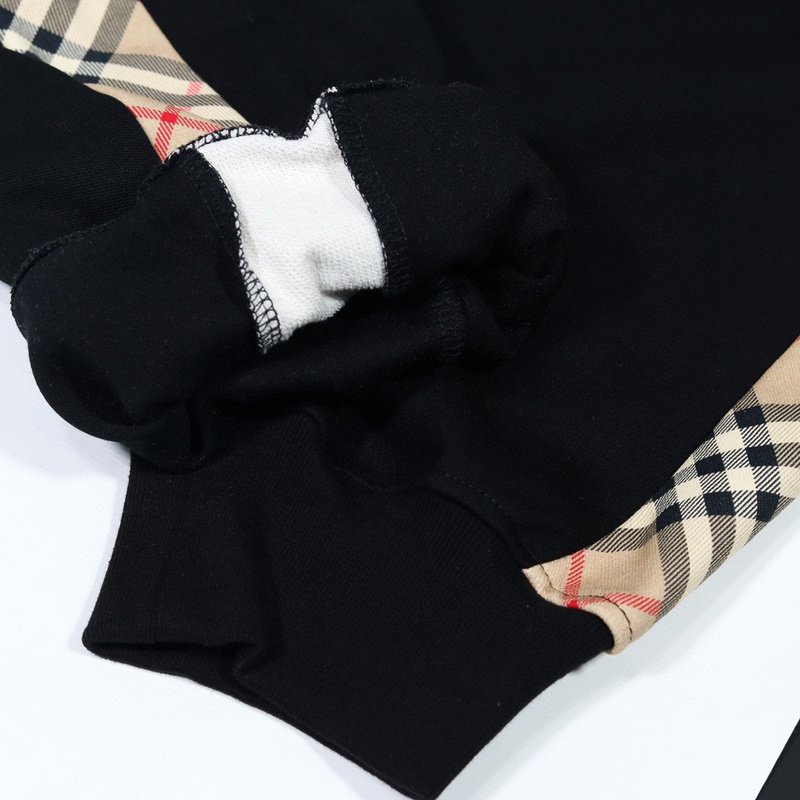 Штаны Burberry With Branded Stripes "Black" фото № 7