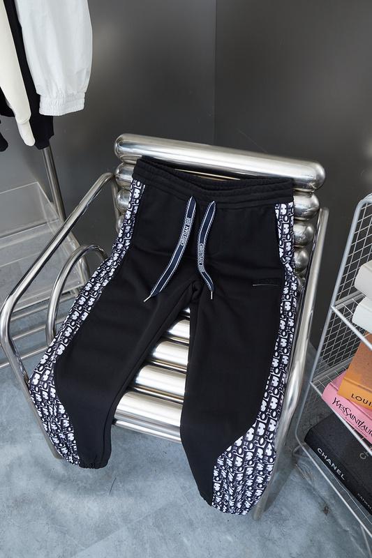 Штаны Christian Dior Frosted Black Frontside Logo "Black" фото № 6