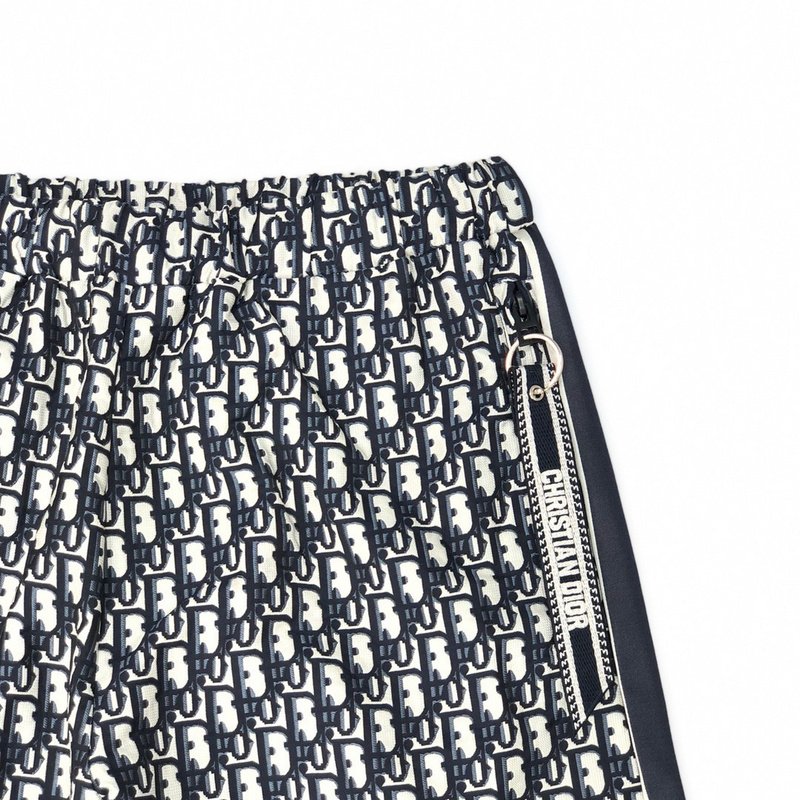 Штаны Dior With Keychain Logo "Blue/White" фото № 5