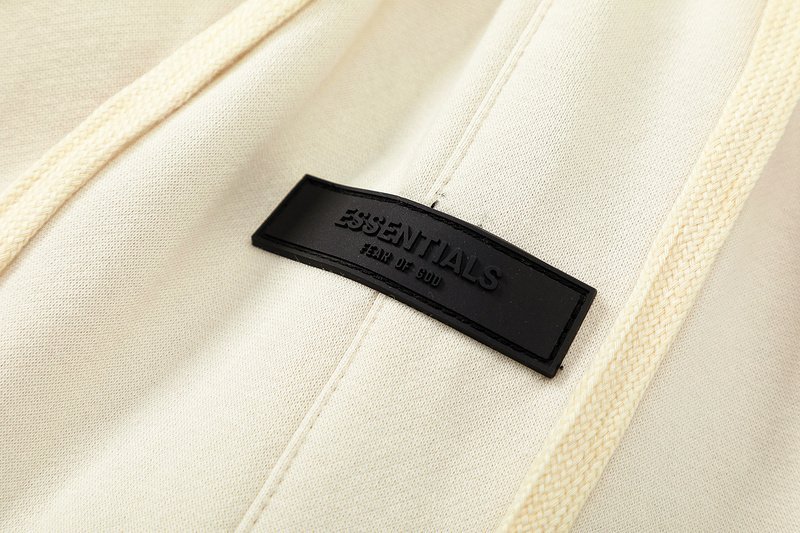 Штаны Fear Of God Fleece With Logo "Cream" фото № 5