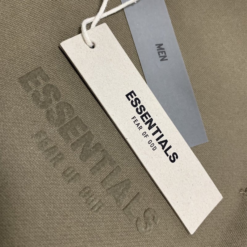 Штаны Fear Of God Sports - With Text Logo "Olive/Brown" фото № 4