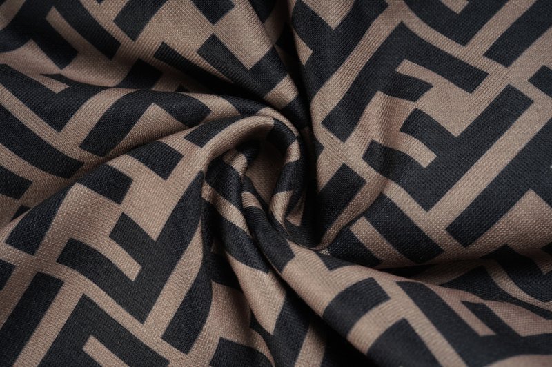 Штаны Fendi With Black Letter Print "Brown" фото № 2