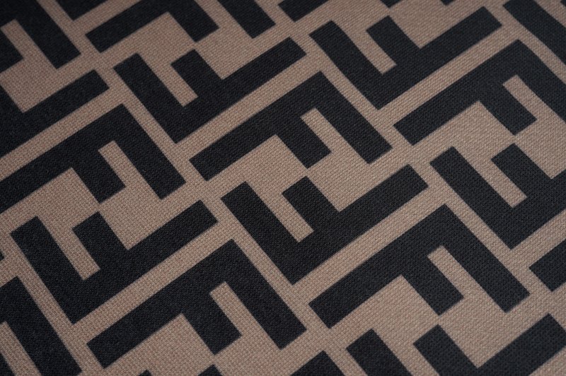 Штаны Fendi With Black Letter Print "Brown" фото № 4