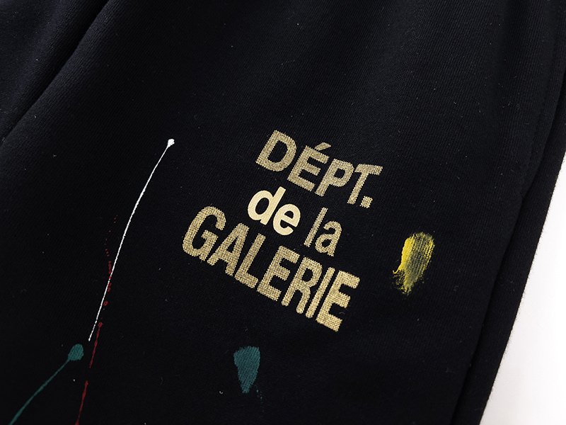 Штаны Gallery Dept With Paint Spots-Style "Black" фото № 2