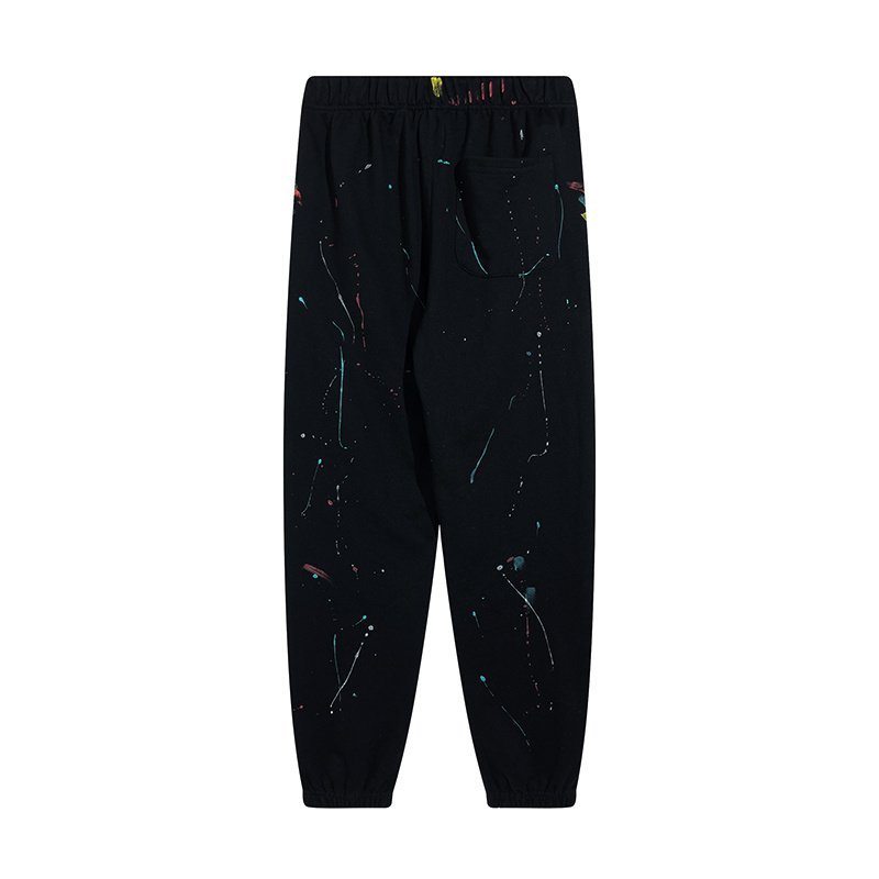 Штаны Gallery Dept Doused With Paint And Text Logo "Black" фото № 2