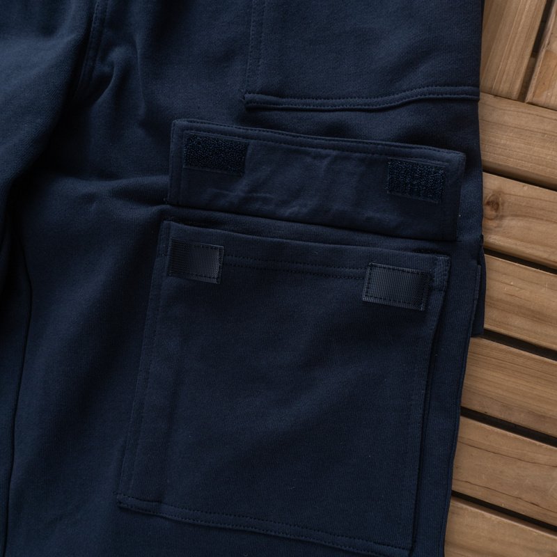 Брюки карго Greg Lauren Wide Pockets "Blue" фото № 6