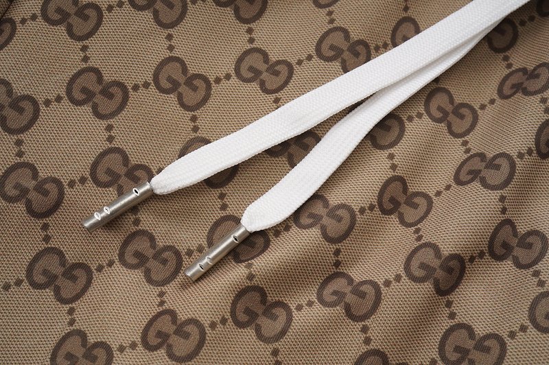 Штаны Gucci Brand Print "Brown" фото № 5