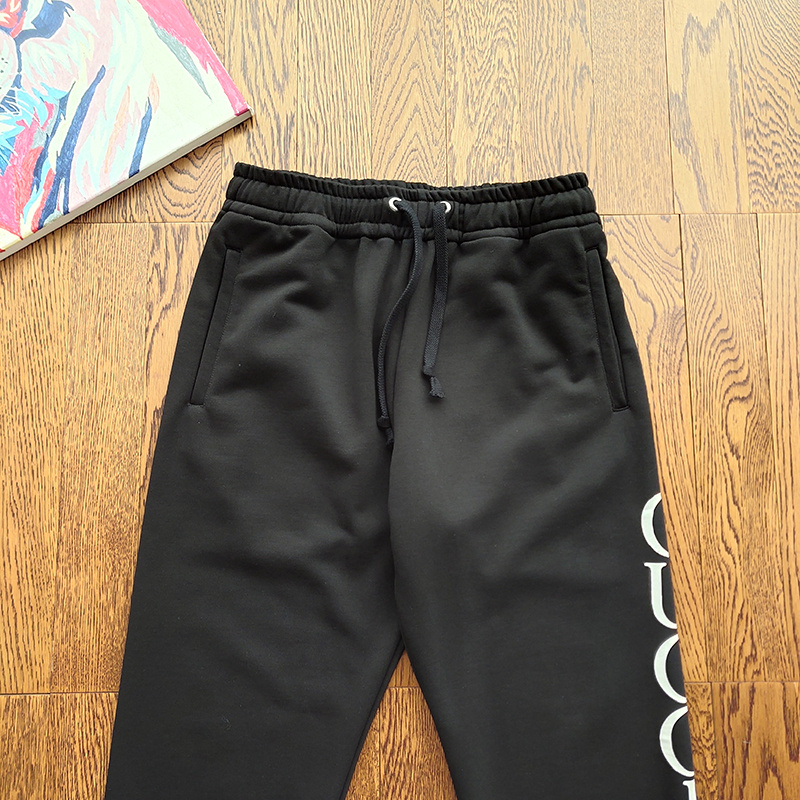 Штаны Gucci With Logo And Woven Letters "Black" фото № 3