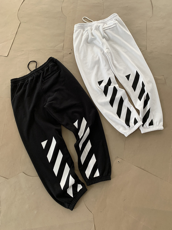 Штаны Off White Zebra Stripes "Black" фото № 4