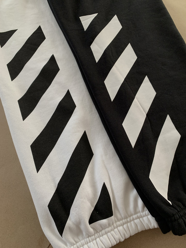 Штаны Off White Zebra Stripes "Black" фото № 3