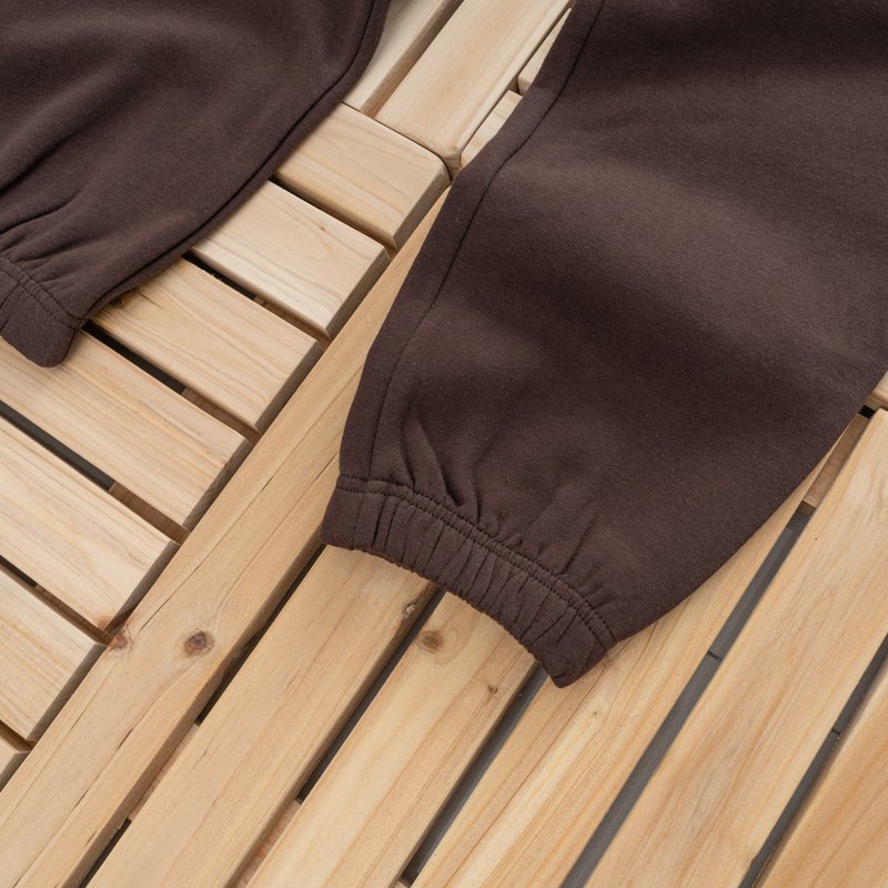 Штаны Represent With White Text Logo "Brown" фото № 4