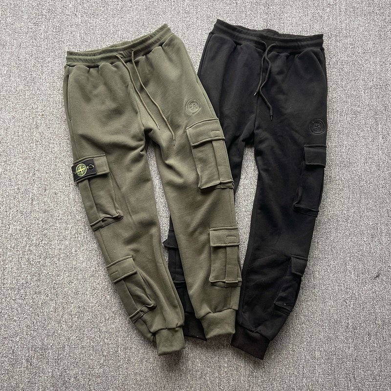 Штаны Stone Island Logo Pockets "Khaki" фото № 5