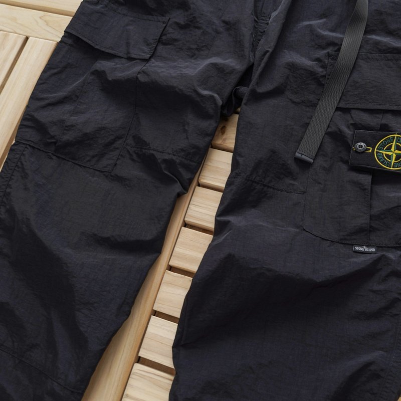 Штаны Stone Island With Patch "Black" фото № 5