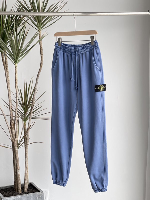 Штаны Stone Island With Logo Patch On The Side "Blue" фото № 8