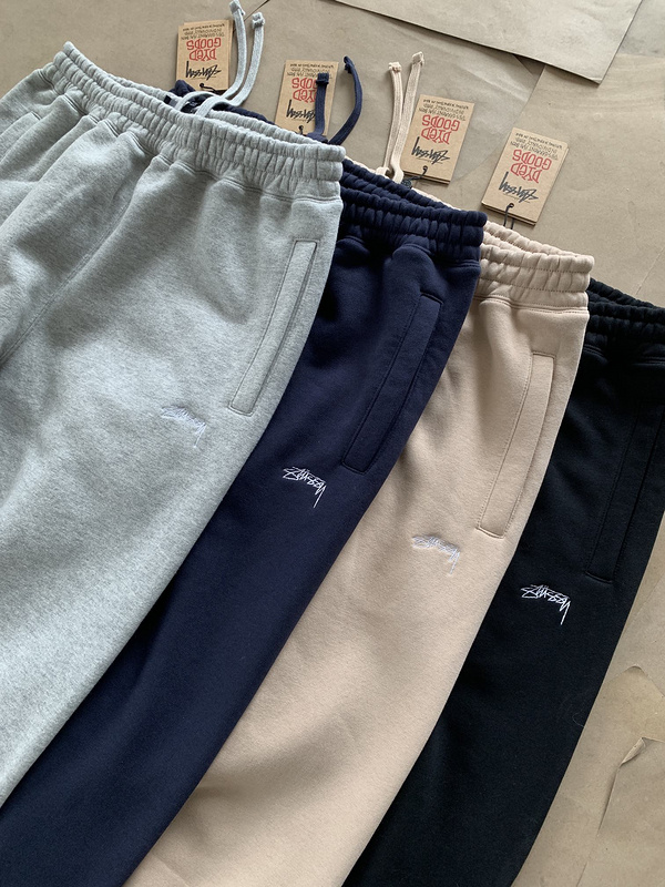 Штаны Stussy With Logo And Pocket "Gray" фото № 4