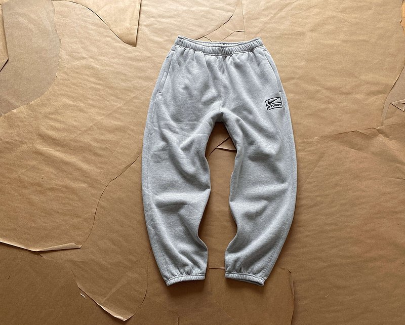 Штаны Stussy X Nike With Logos "Gray" фото № 2