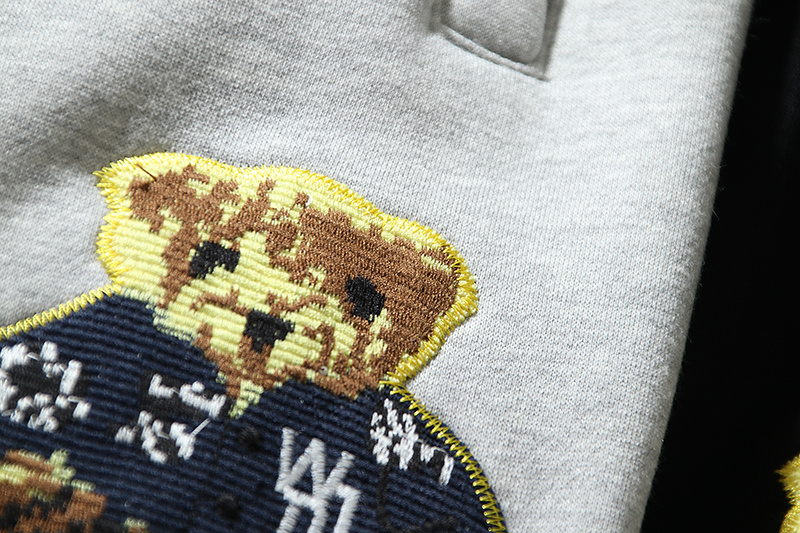 Штаны We11done With A Teddy Bear Patch "Gray" фото № 6