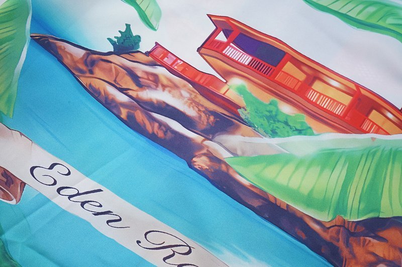 Шорты Amiri Island View "Blue" фото № 3