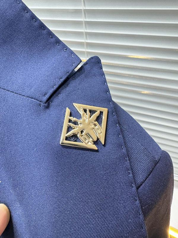 Пиджак Christian Dior Gold Insect Doir Paris "Blue" фото № 5