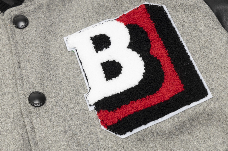 Бомбер Burberry With Logo "Gray" фото № 7