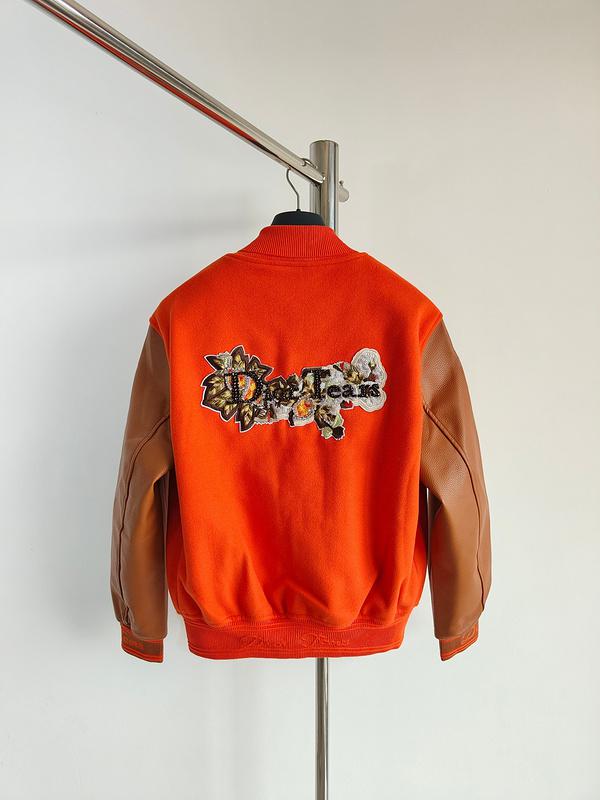 Бомбер Christian Dior Frontside Logo Black Rhinestones "Red" фото № 3