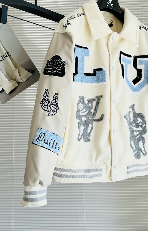Бомбер Louis Vuitton Different Emblems "White/Cream" фото № 9