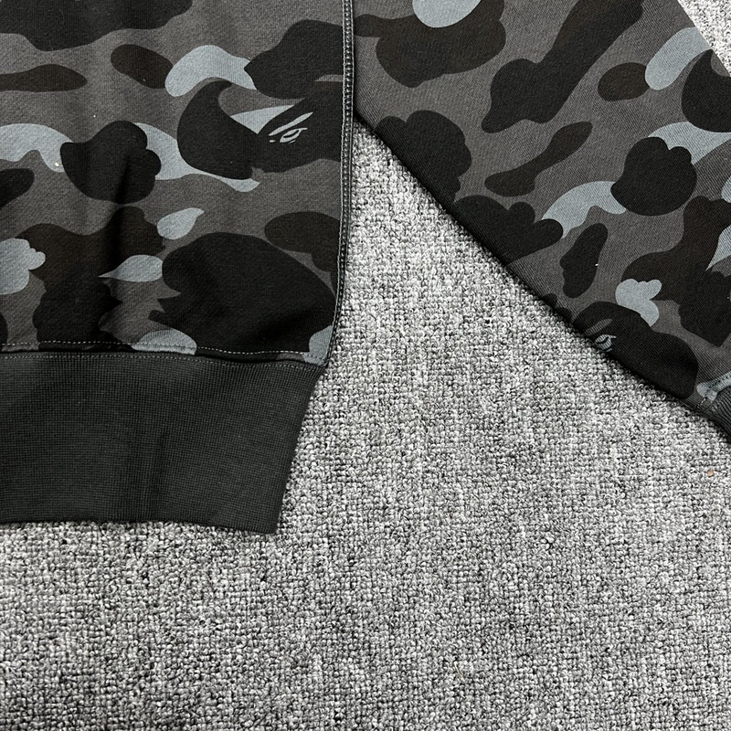 Худи A Bathing Ape Toothy Hood ZIP "Black/Blue" фото № 5