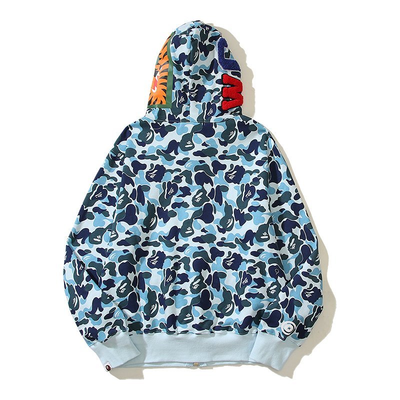 Худи A Bathing Ape The Emotion Of Despair - ZIP "Blue" фото № 2