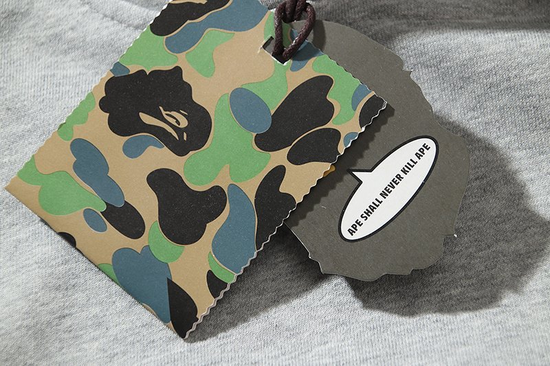 Худи A Bathing Ape With An Unusual Hood "Gray" фото № 7