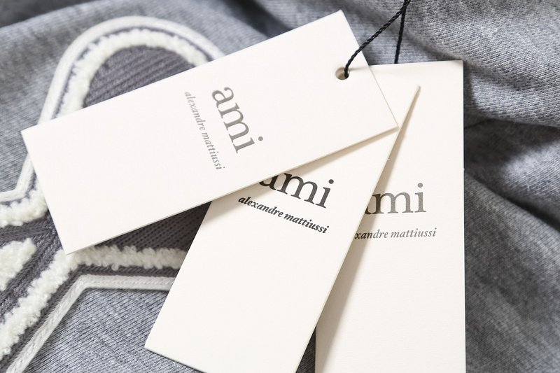 Худи Amiri Brand Logo With Edging "Gray" фото № 2