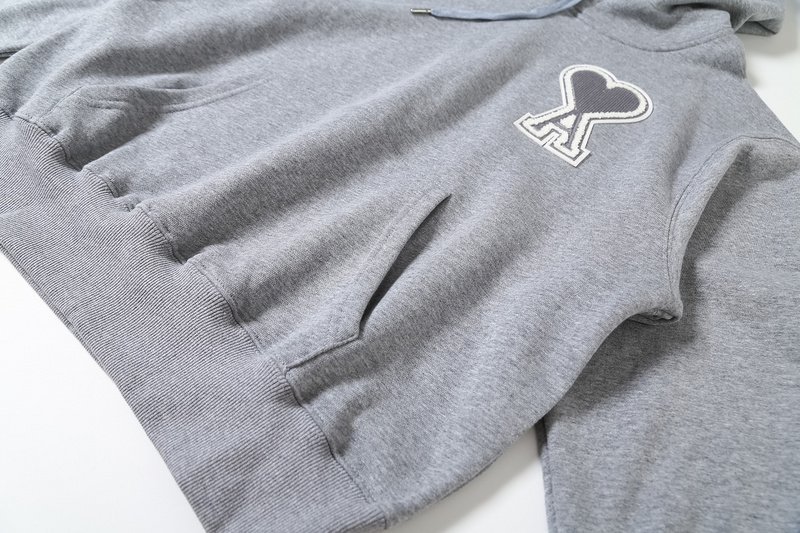 Худи Amiri Brand Logo With Edging "Gray" фото № 5