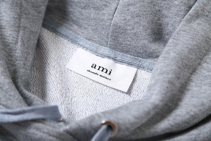 Худи Amiri Brand Logo With Edging "Gray" фото № 8