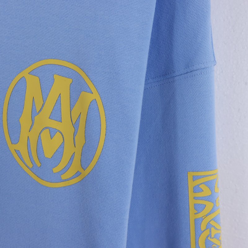 Худи Amiri Sun And Moon "Blue" фото № 6
