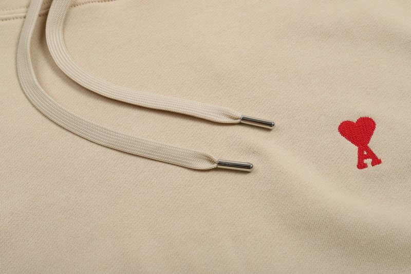 Худи Amiri Red Heart - Letter Logo "Beige" фото № 2