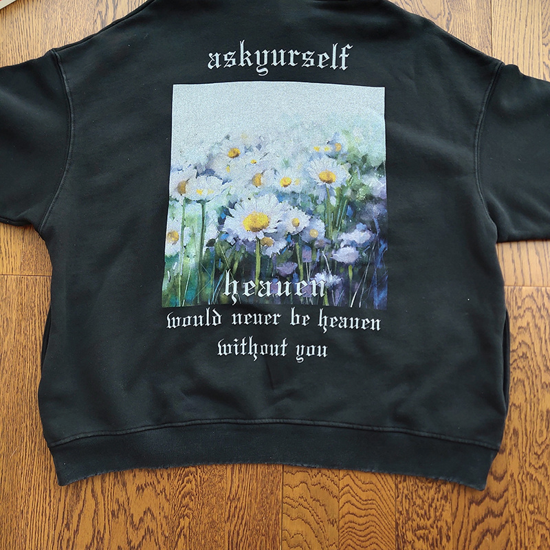 Худи Askyurself Camomile Field "Black" фото № 2