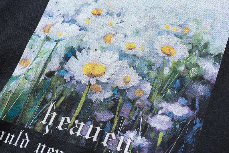 Худи Askyurself Camomile Field "Black" фото № 7