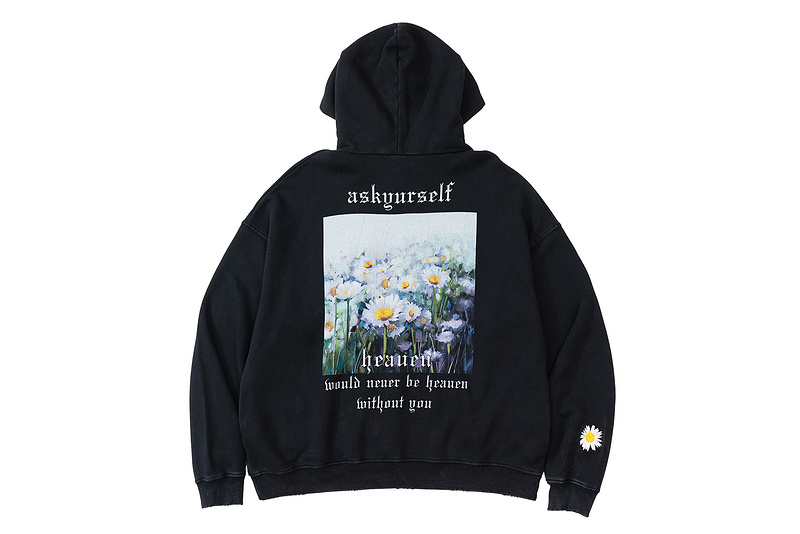 Худи Askyurself Camomile Field "Black" фото № 9