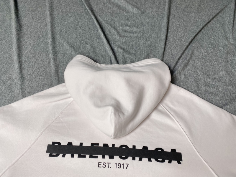 Худи Balenciaga The Logo Crossed Out "Pink/White" фото № 2