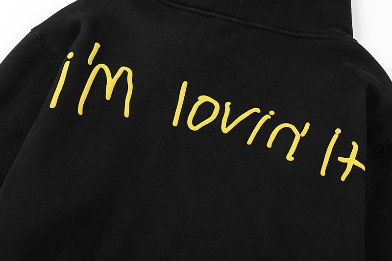 Худи Cactus Jack Im Lovin "Black/Yellow" фото № 4