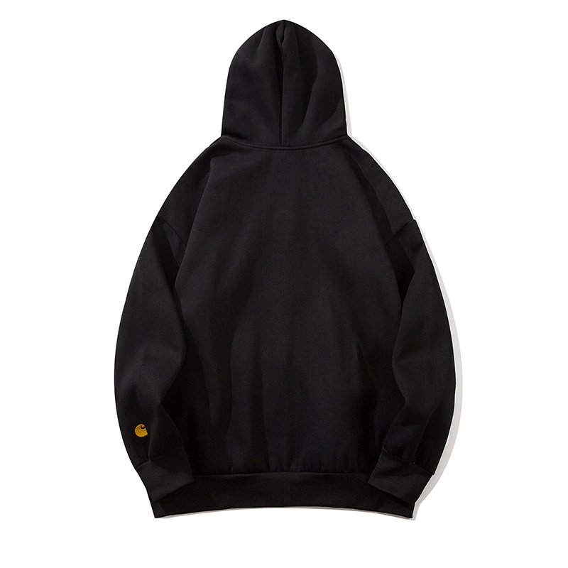 Худи Carhartt With Text Logo ZIP "Black" фото № 2